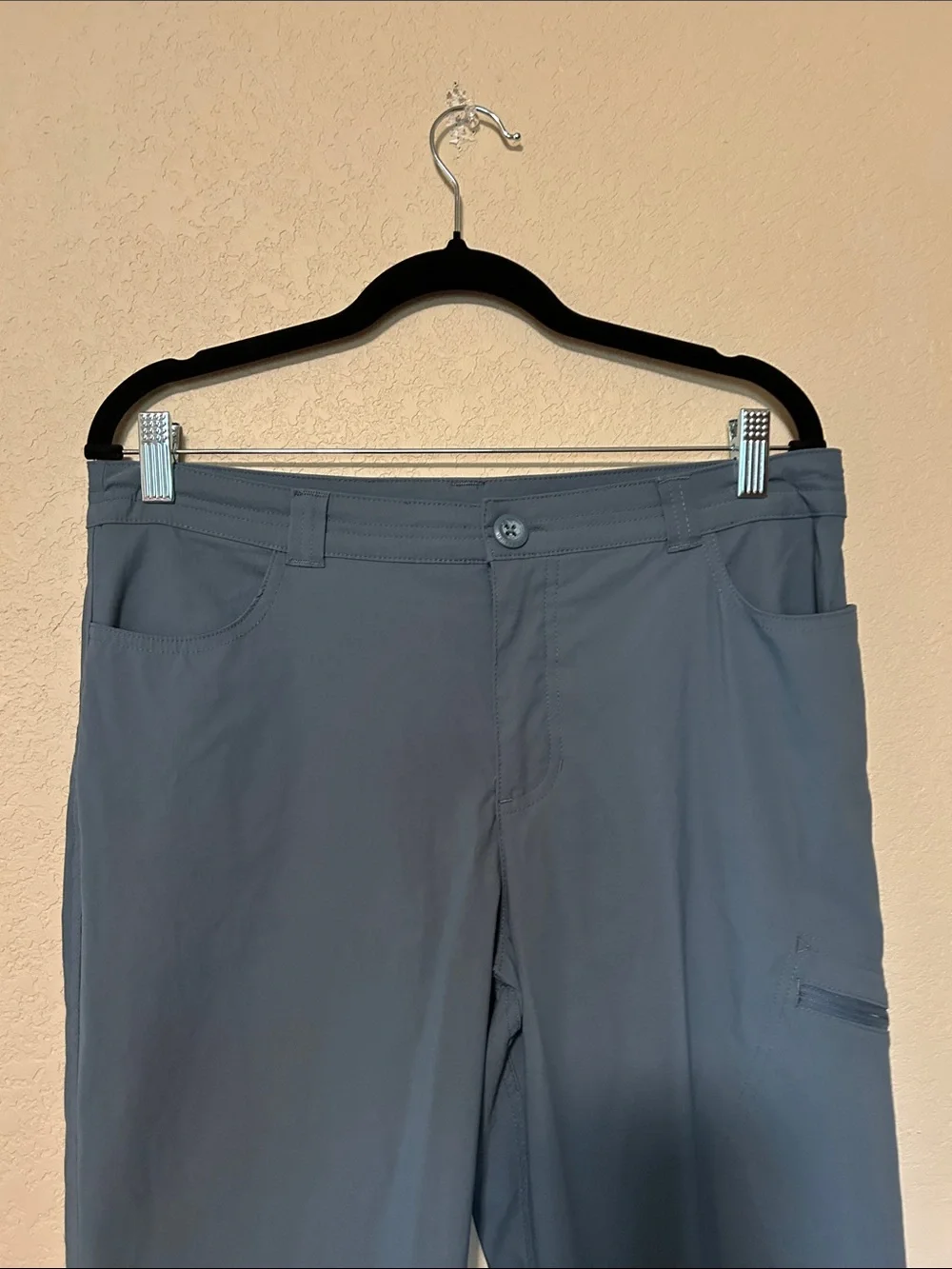 Eddie Bauer WR Women’s Tech Capri Size 8 Blue Lightweight Outdoor Hiking Travel
